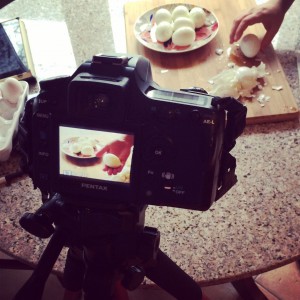 Time lapse cooking photography