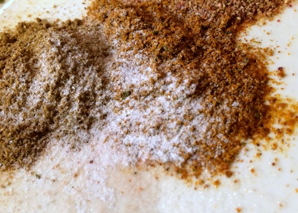 Garam Masala, Red Curry Powder, Date Sugar and Salt