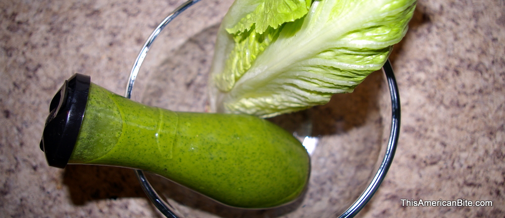 salad dressing with lettuce