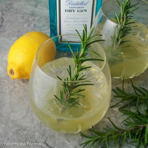 Rosemary Gin Cocktail by A Healthier Life for Me