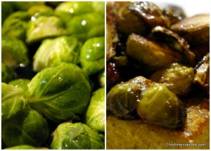 Before and After - Brussels Sprouts