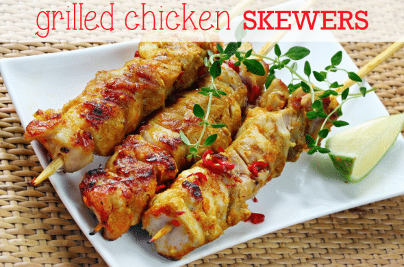 Grilled Chicken Skewers