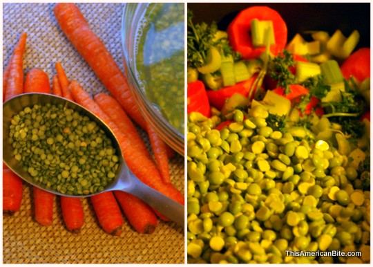 Split Pea Soup Ingredients