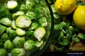 Brussels Sprouts Cut