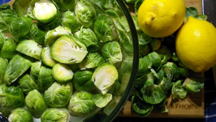 brussels sprout halves