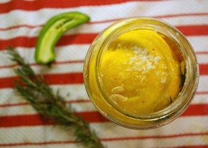Pickled Lemons with Rosemary and Jalapeño - This American Bite