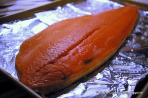 Pistachio nut salmon
