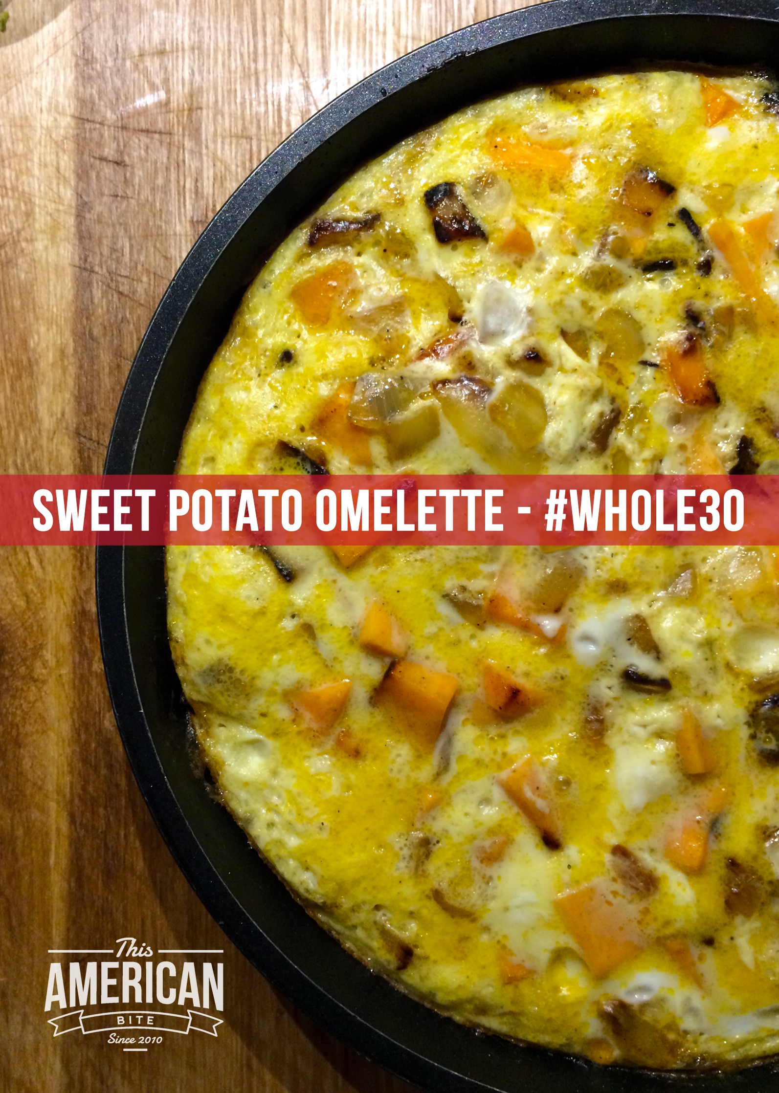 Paleo, Whole30, Sweet Potato Omelette