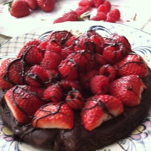 Decadent Flourless Chocolate Cake - This American Mama